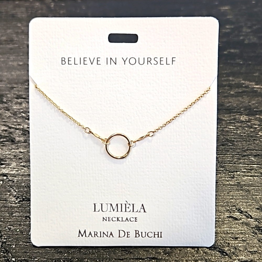 🌸 BELIEVE IN YOURSELF * Lumiela Necklace * Initial Name Chain 🌸